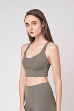 Load image into Gallery viewer, Perfect Fit Warrior Bra 裸感經典雙背帶運動背心 - Army Green