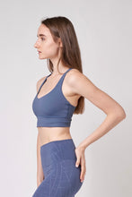 Load image into Gallery viewer, Perfect Fit Warrior Bra 裸感經典雙背帶運動背心 - Lake Blue
