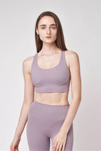 Load image into Gallery viewer, Buttery Soft Power Bra 柔滑棉感後背交織款運動背心 - Pastel Purple