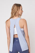 Load image into Gallery viewer, Ultra Soft Tied Tank Top 柔滑棉感外搭背心 - Maya Blue
