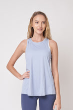 Load image into Gallery viewer, Ultra Soft Tied Tank Top 柔滑棉感外搭背心 - Maya Blue