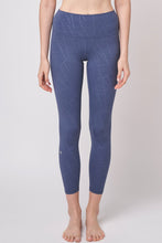 Load image into Gallery viewer, Patterned Leggings 印花高彈力運動褲 - Blue