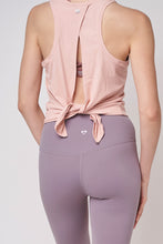 Load image into Gallery viewer, Ultra Soft Tied Tank Top 柔滑棉感外搭背心 - Rosebud Pink