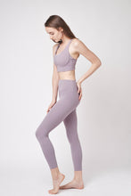 Load image into Gallery viewer, Cloud Leggings 一片式後腰無痕内袋運動褲 - Pastel Purple