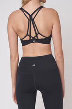 Load image into Gallery viewer, Signature Twisty Bra 鑽石美背運動背心 - Black Sesame