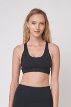 Load image into Gallery viewer, Signature Twisty Bra 鑽石美背運動背心 - Black Sesame